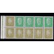 ALEMANIA 1932 ZUSAMMENDRUCKE Mi. H-BLATT 61 RARA HOJA CARNET SE-TENANT ESTAMPILLAS NUEVAS MINT 220 €